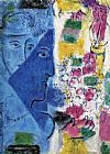 The Blue Face by Marc Chagall